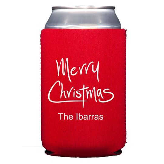 Fun Merry Christmas Collapsible Huggers