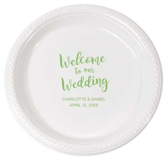 Welcome to our Wedding Plastic Plates