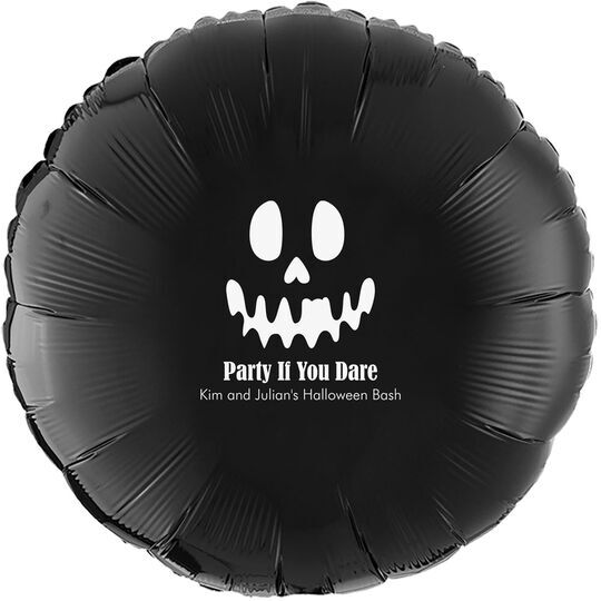 Ghost Face Mylar Balloons
