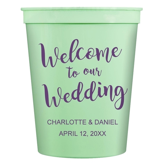 Welcome to our Wedding Stadium Cups