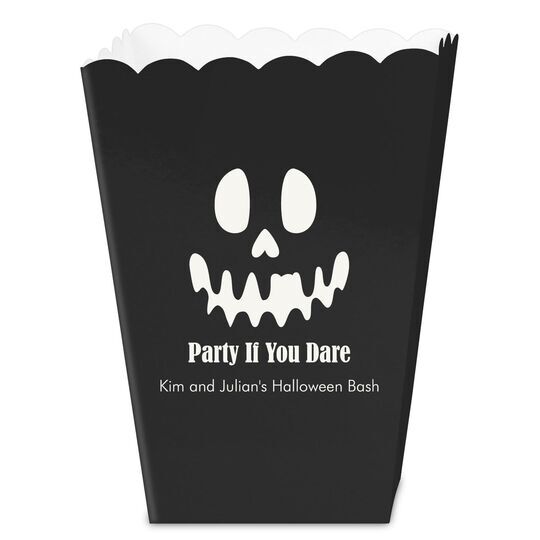 Ghost Face Mini Popcorn Boxes