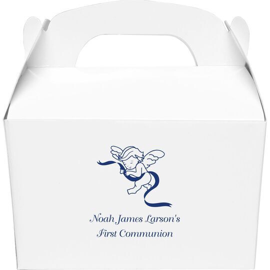 Little Cherub Gable Favor Boxes