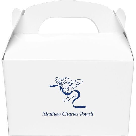Little Cherub Gable Favor Boxes