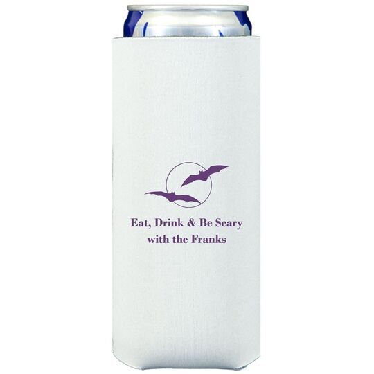 Full Moon with Bats Collapsible Slim Huggers