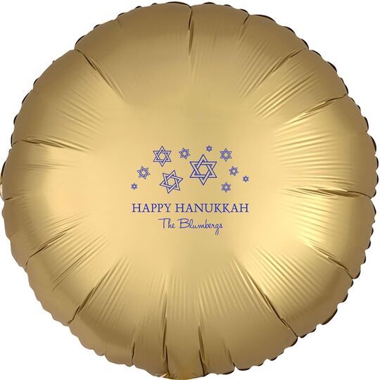 Modern Jewish Star Galaxy Mylar Balloons