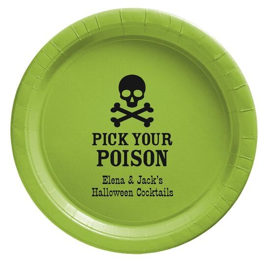 Pick Your Poison Paper Plates