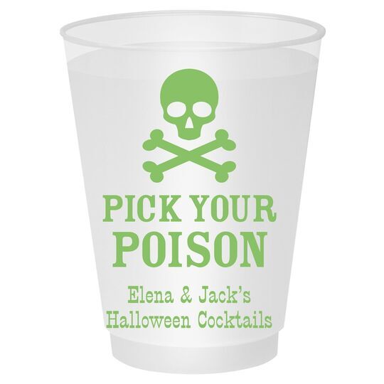 Pick Your Poison Shatterproof Cups