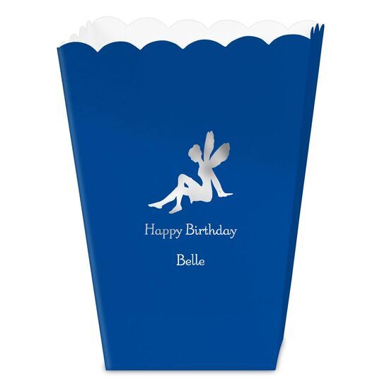 Fairy Silhouette Mini Popcorn Boxes