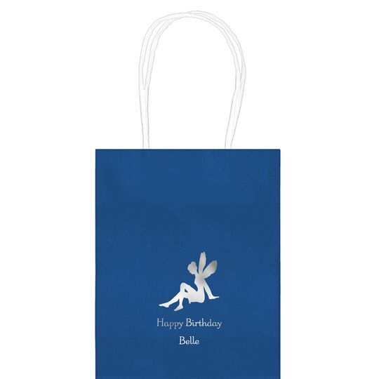 Fairy Silhouette Mini Twisted Handled Bags