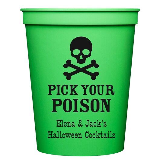 Pick Your Poison Stadium Cups