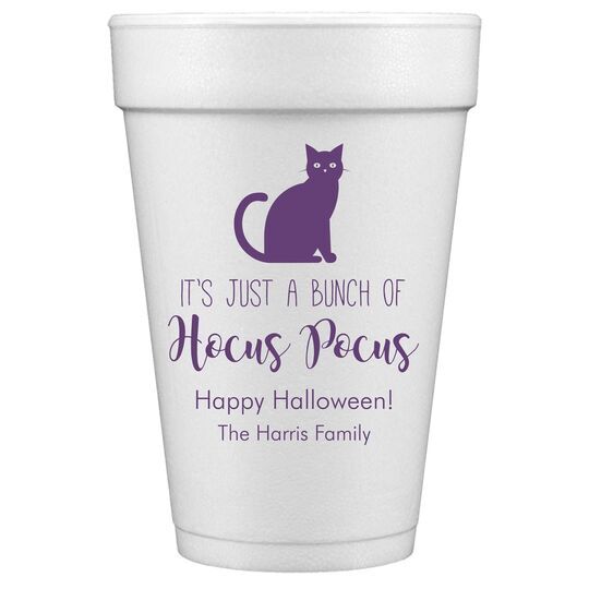 It's A Bunch of Hocus Pocus Styrofoam Cups