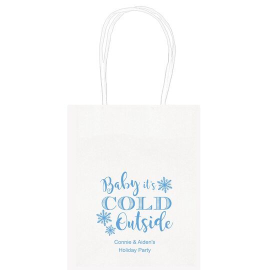 Baby It's Cold Outside Mini Twisted Handled Bags
