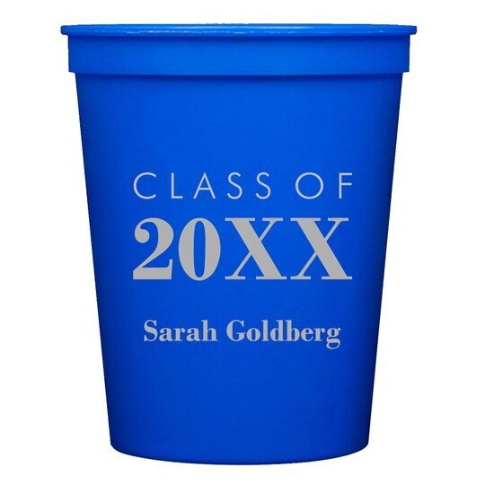 Class Of Printed Stadium Cups