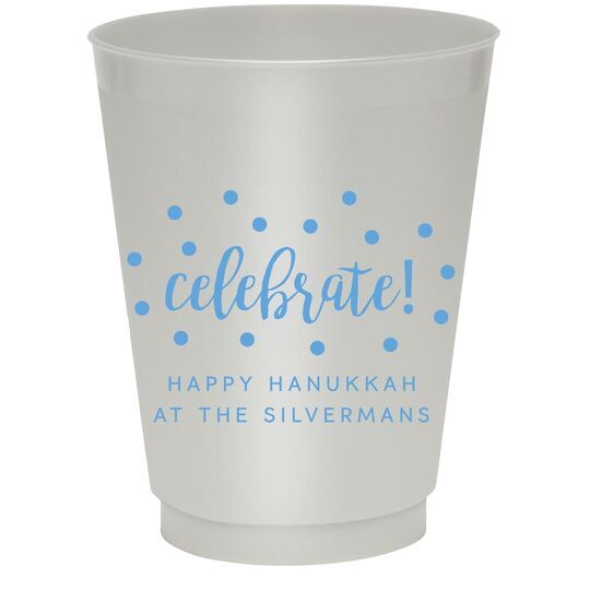 Confetti Dots Celebrate Colored Shatterproof Cups
