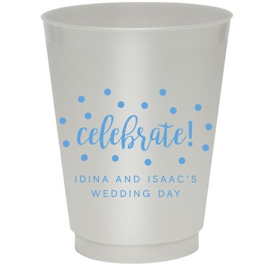Confetti Dots Celebrate Colored Shatterproof Cups