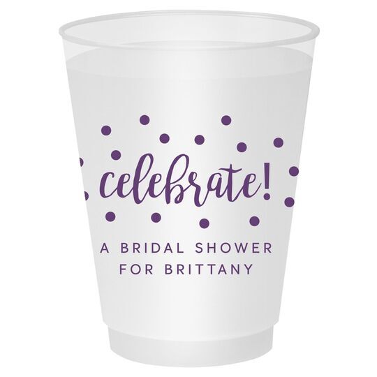 Confetti Dots Celebrate Shatterproof Cups