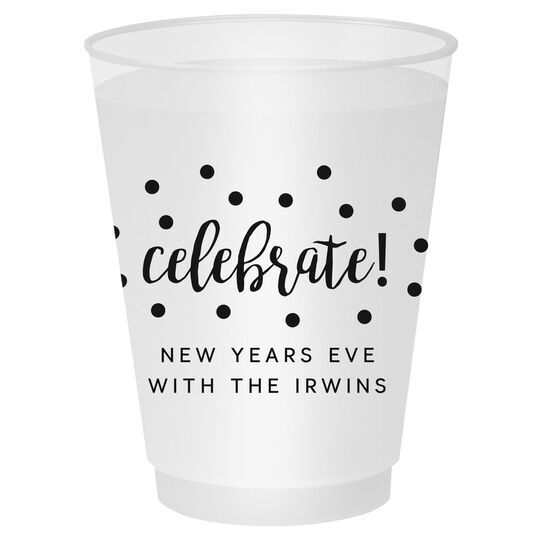 Confetti Dots Celebrate Shatterproof Cups