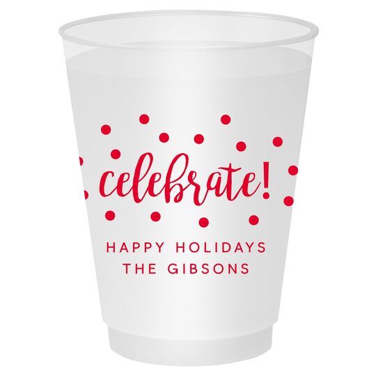 Confetti Dots Celebrate Shatterproof Cups