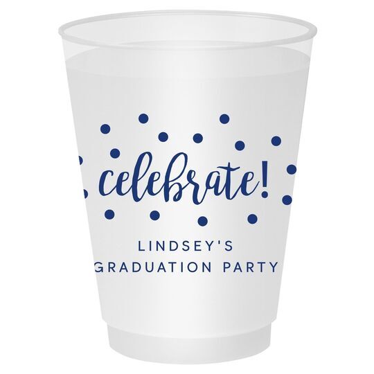 Confetti Dots Celebrate Shatterproof Cups