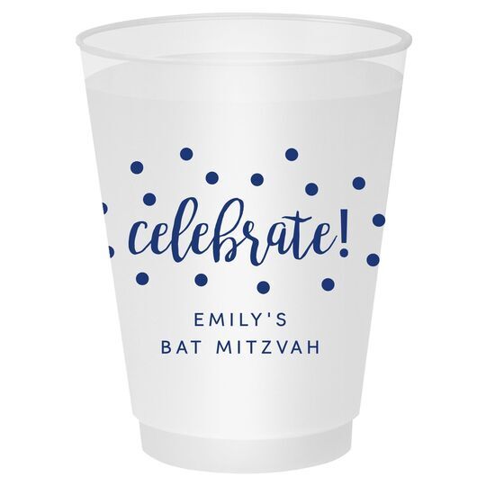Confetti Dots Celebrate Shatterproof Cups