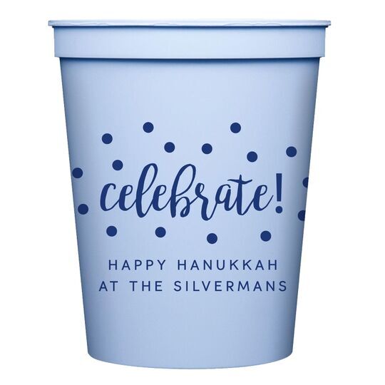 Confetti Dots Celebrate Stadium Cups