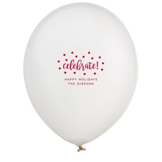 Confetti Dots Celebrate Latex Balloons