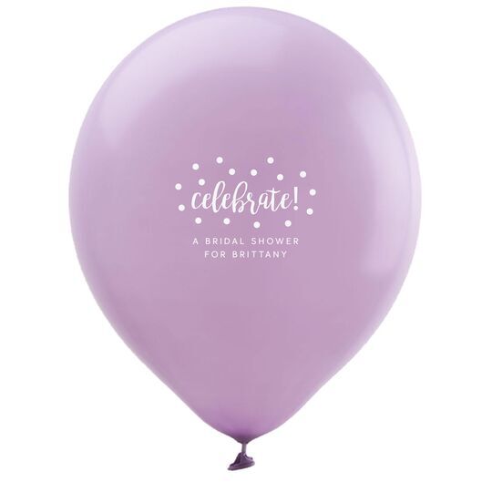 Confetti Dots Celebrate Latex Balloons