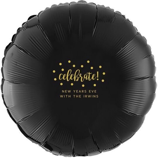 Confetti Dots Celebrate Mylar Balloons