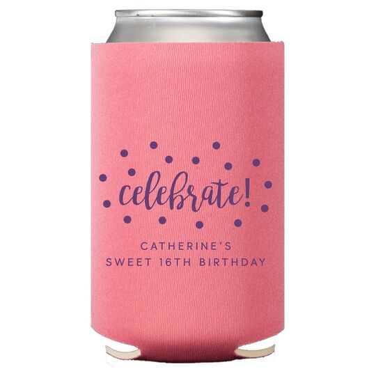 Confetti Dots Celebrate Collapsible Huggers