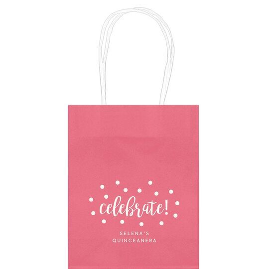 Confetti Dots Celebrate Mini Twisted Handled Bags