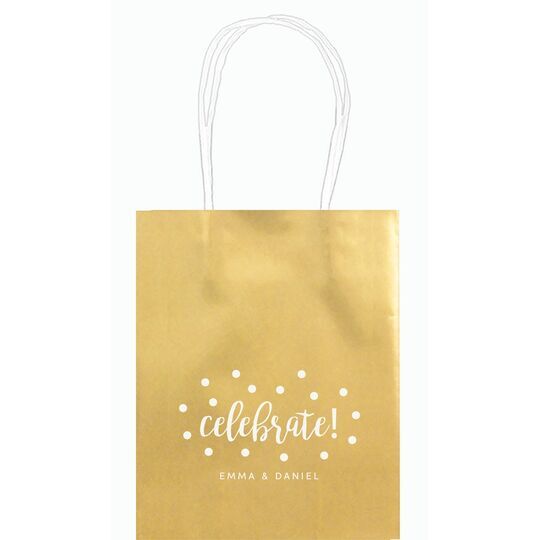 Confetti Dots Celebrate Mini Twisted Handled Bags