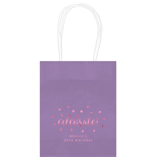 Confetti Dots Celebrate Mini Twisted Handled Bags