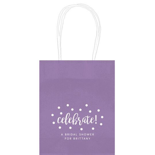 Confetti Dots Celebrate Mini Twisted Handled Bags