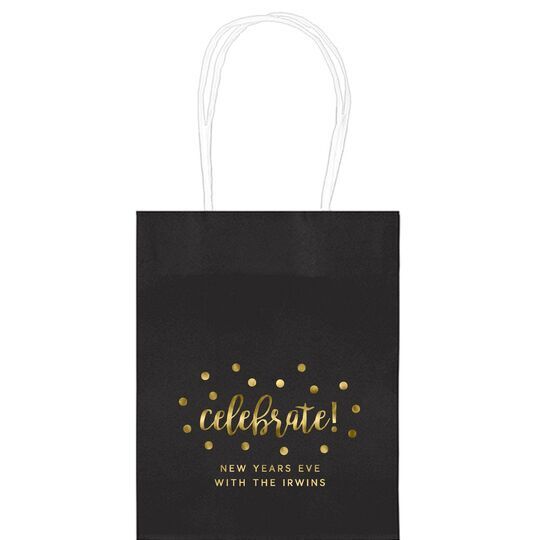 Confetti Dots Celebrate Mini Twisted Handled Bags