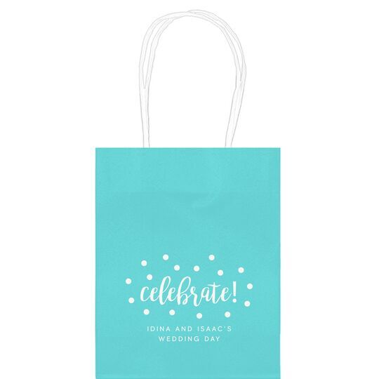 Confetti Dots Celebrate Mini Twisted Handled Bags