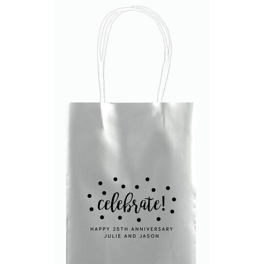 Confetti Dots Celebrate Mini Twisted Handled Bags