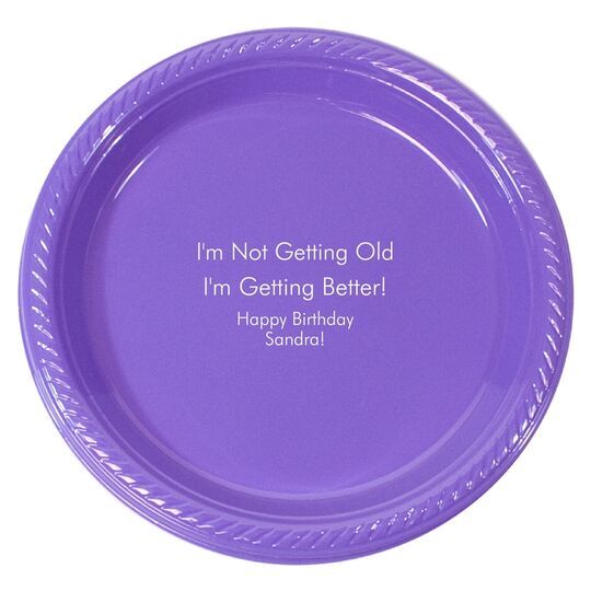 Any Imprint Wanted Plastic Plates