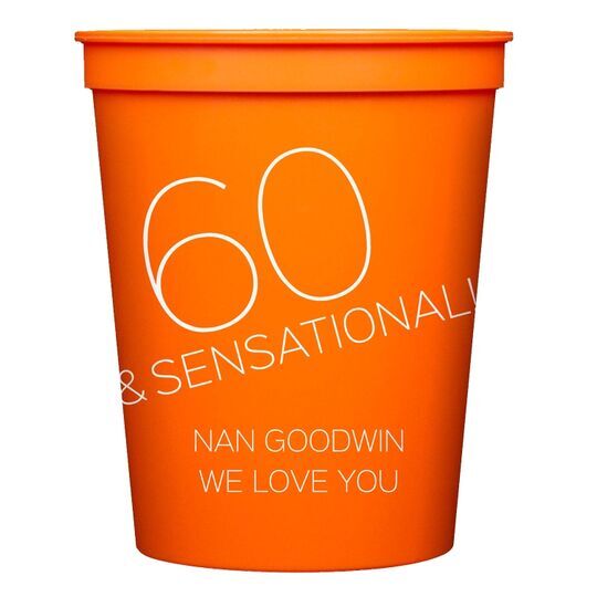 60 and Sensational Stadium Cups