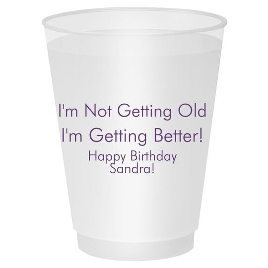 Any Imprint Wanted Shatterproof Cups