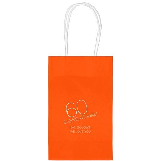 60 and Sensational Medium Twisted Handled Bags