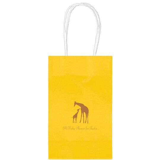 Giraffe Duo Medium Twisted Handled Bags