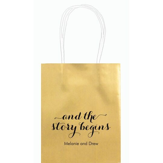 And the Story Begins Mini Twisted Handled Bags