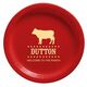 BBQ Cow Paper Plates Image 1 of 4