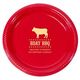 BBQ Cow Plastic Plates Image 3 of 4