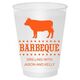 BBQ Cow Shatterproof Cups Image 2 of 4
