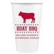 BBQ Cow Paper Coffee Cups Image 2 of 4