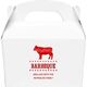 BBQ Cow Gable Favor Boxes Image 4 of 4