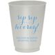 Elegant Sip Sip Hooray Colored Shatterproof Cups Image 2 of 4