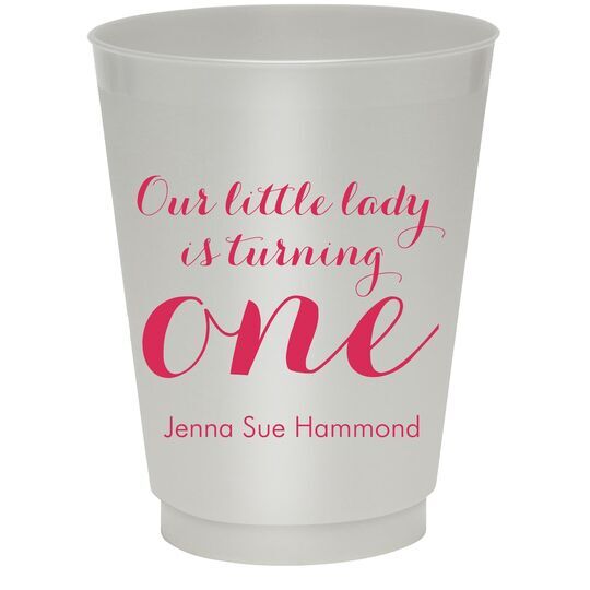 Our Little Lady Colored Shatterproof Cups