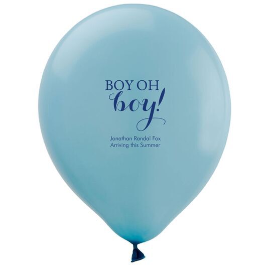 Boy Oh Boy Latex Balloons